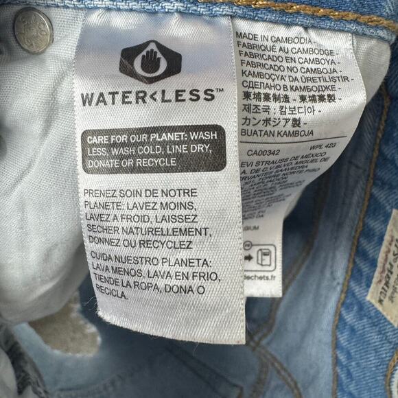 Levi's Premium 100% Cotton 501 Women's Jean High Rise Shorts Size 30 - Picture 7 of 11